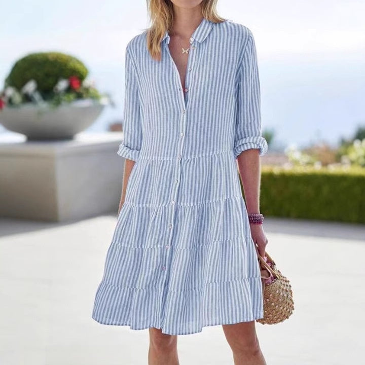 Comfortable Summer Shirt Dress