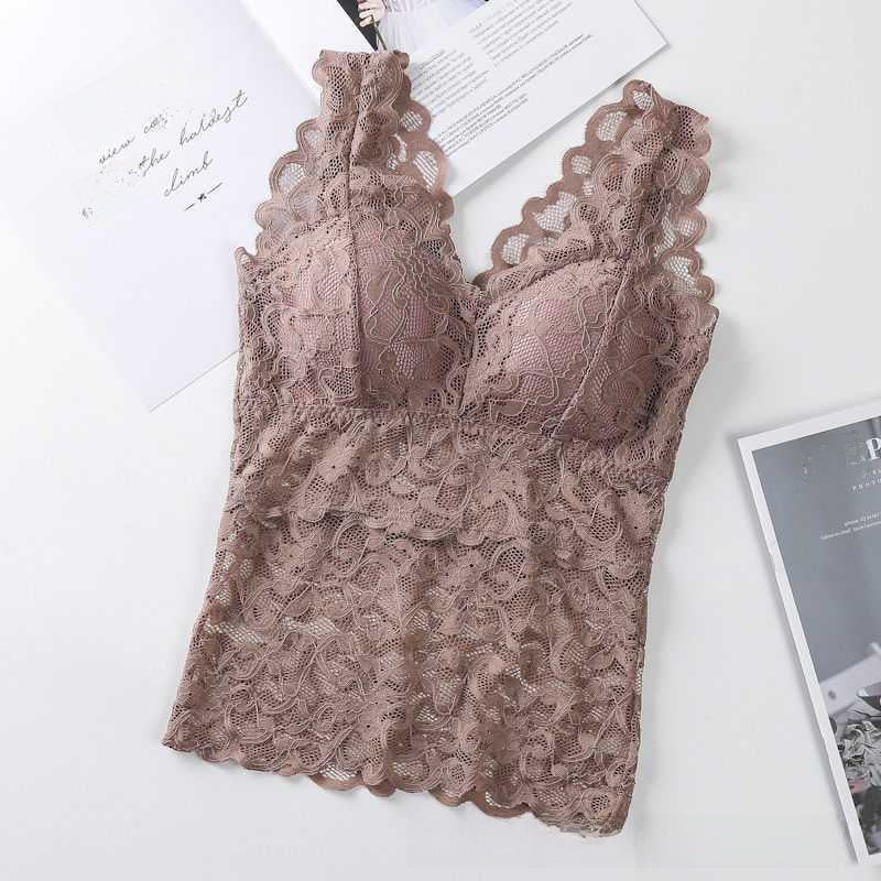 Flattering V-Neck Wide Strap Bra