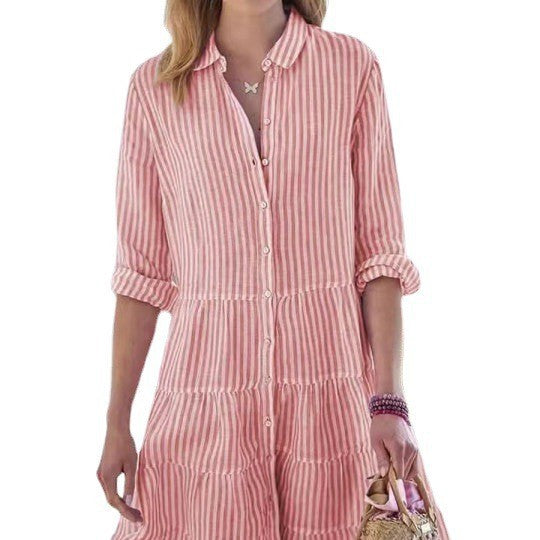 Comfortable Summer Shirt Dress