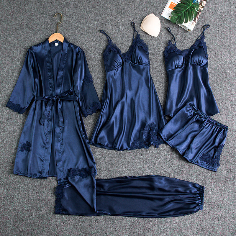 Ice Silk Pyjama Set