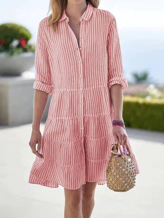 Comfortable Summer Shirt Dress