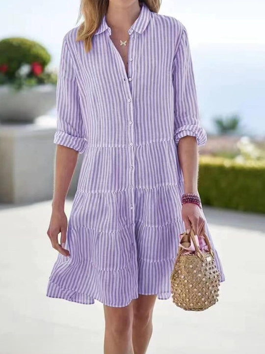 Comfortable Summer Shirt Dress