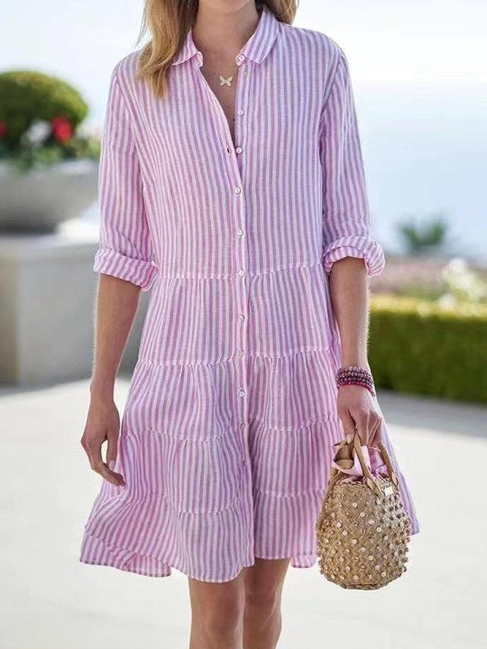 Comfortable Summer Shirt Dress
