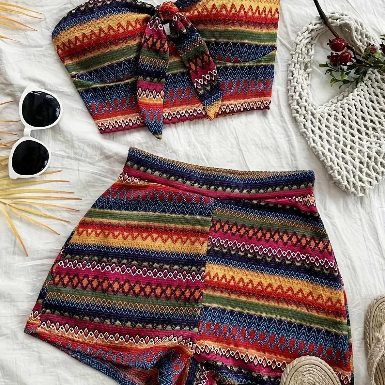 Flattering Vacation Corset and Shorts