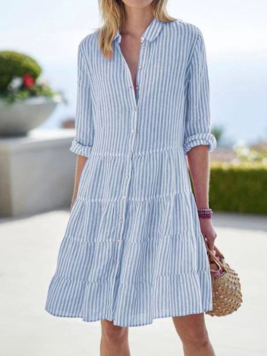 Comfortable Summer Shirt Dress