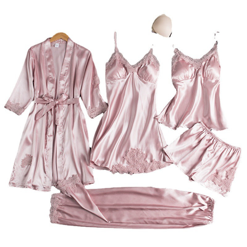 Ice Silk Pyjama Set