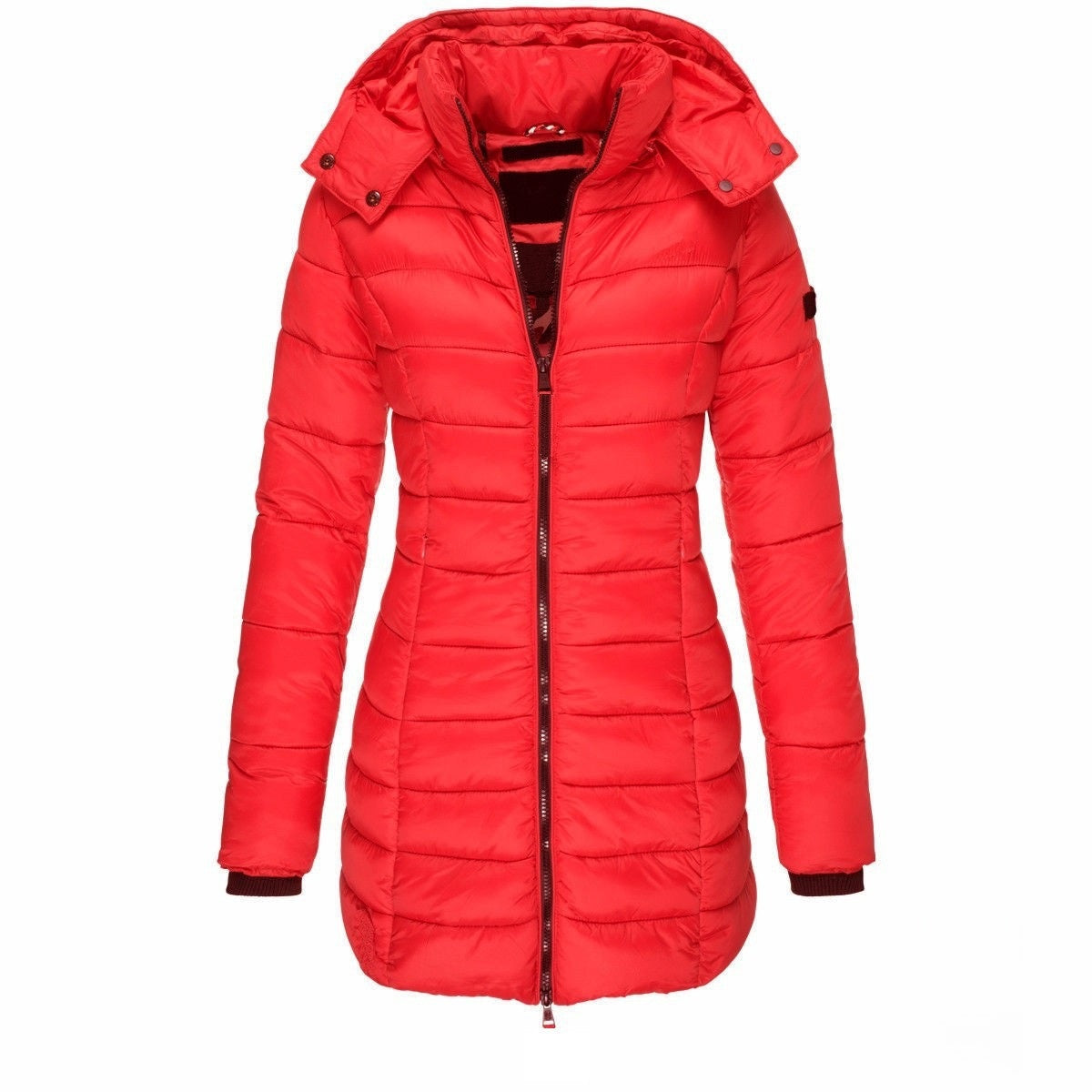Womens Mid-Length Cotton Coat