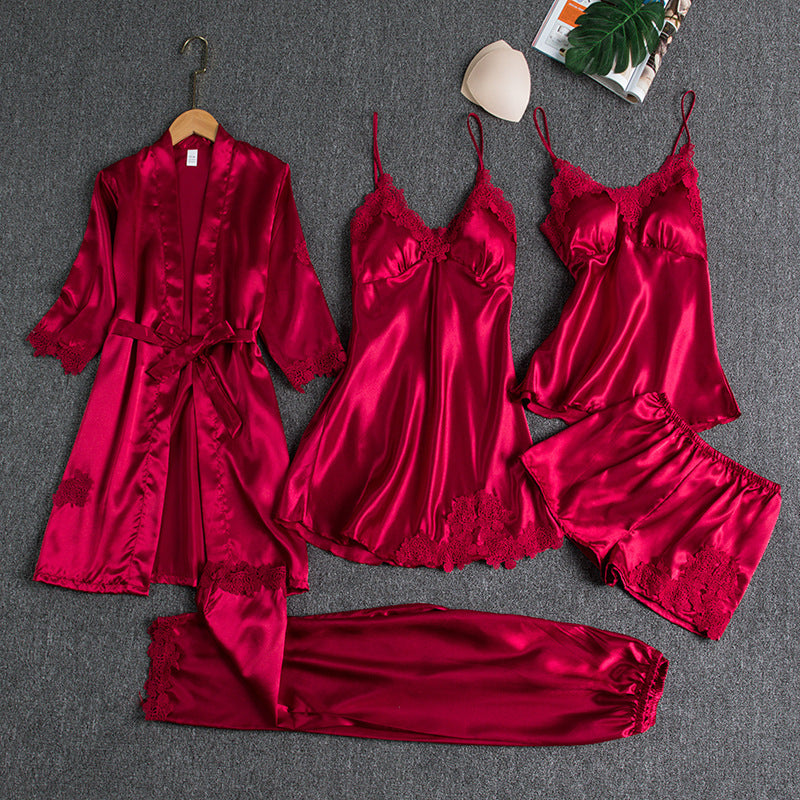 Ice Silk Pyjama Set