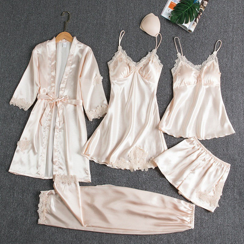 Ice Silk Pyjama Set