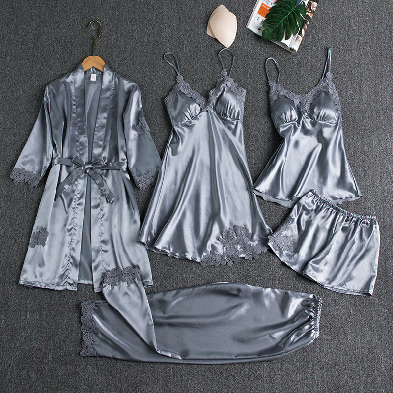 Ice Silk Pyjama Set