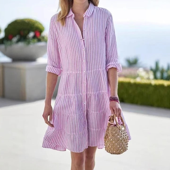 Comfortable Summer Shirt Dress