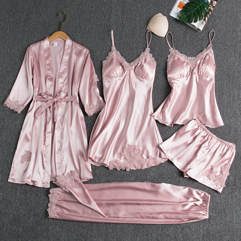 Ice Silk Pyjama Set