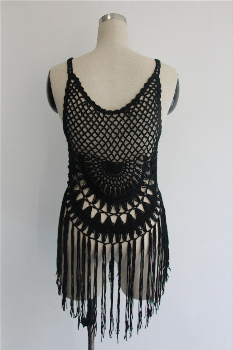 Stylish Handcrafted Beach Crochet Cover-Up