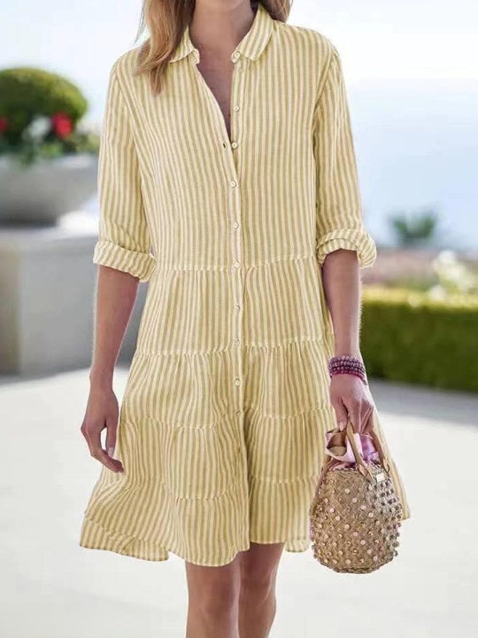 Comfortable Summer Shirt Dress